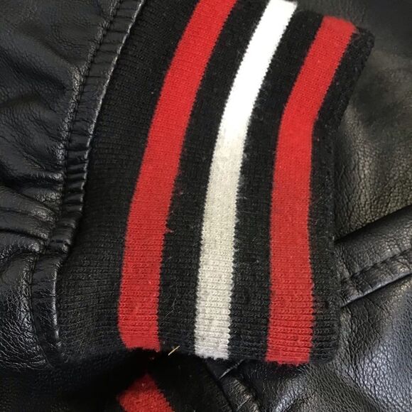 New Tommy Hilfiger Faux Leather Bomber Jacket - Picture 10 of 12